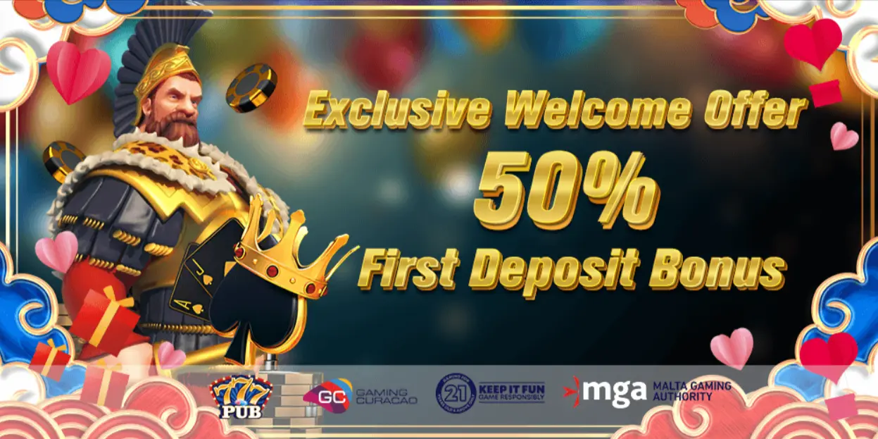 50% First Deposit Bonus